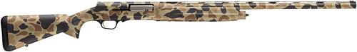 Browning A5 Shotgun 0119082005, 12 Gauge, 26", 3.5" Chmbr, Adjustable Shim, Vintage Tan Camo, 4 Rds