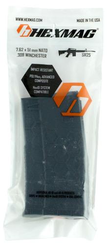 Hexmag AR-10 Multiple Caliber 20 Round Black Magazine (HX20SR2551BL)