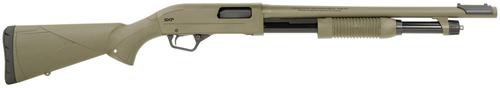 Winchester Repeating Arms SXP Defender Full Size Shotgun 512425395, 12 Gauge, 18", 3" Chmbr, OD Green Steel Barrel & Receiver, Fixed w/Textured Grip Panels, OD Green Synthetic Stock