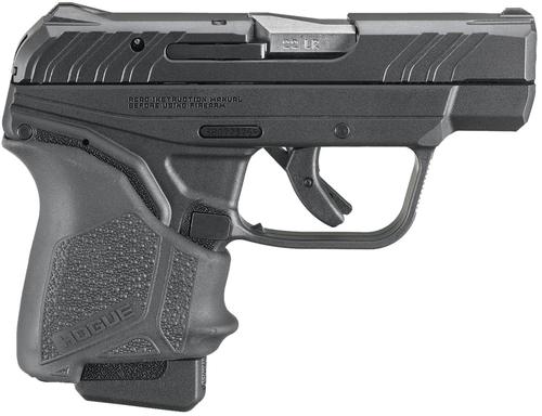 Ruger LCP II Pistol 13714, 22 LR, 2.75", Black Hogue HandALL Rubber Grips, Black Finish, 10 Rds