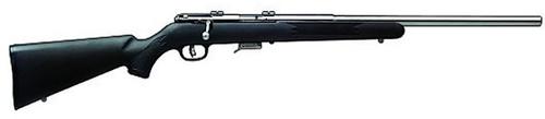 Savage 93R17FVSS Rimfire Rifle 96703, 17 HMR, 21" Hvy BBL, Bolt Action, Black Syn Stock, Stain Steel Finish, Accutrigger, 5 Rds