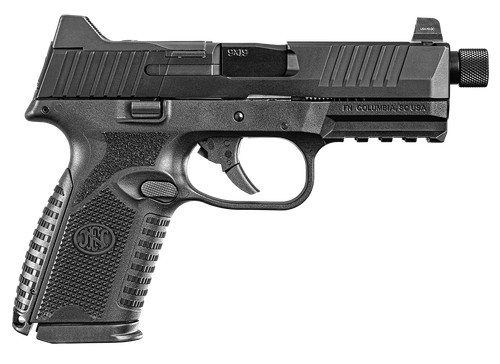 FN Herstal 509MT Midsize Tactical Optic Ready Pistol 66100838, 9mm Luger, 4.50in, Black Interchangeable Backstrap, Matte Black Finish, 10 Rds