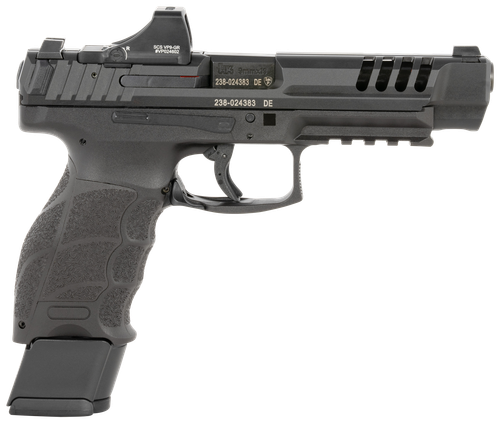 Heckler & Koch VP9L SCS Optic Ready Pistol 81001159, 9mm Luger, 5in, Black Interchangeable Backstrap Grips, 15 Rds