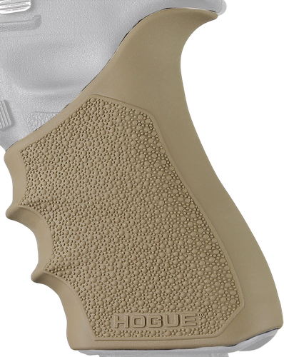 Hogue HandALL Beavertail Grip Sleeve for Glock 17 Gen 3/4, FDE (17033)