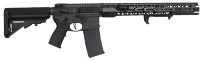 War Sport LVOA Carbine 50102BLK, 223 Wylde, 14.7" w/Pinned Brake, Black Finish, 30 Rd