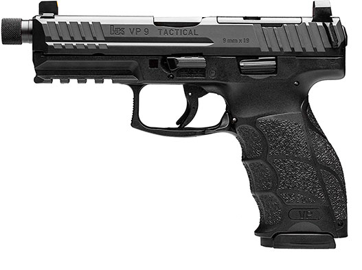 Heckler & Koch VP9 Tactical Striker Fired Pistol 81000626, 9mm, 4.7 In, Poly Grip, Blue Finish, 10 Rd, Optics Ready