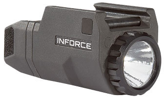 Inforce Auto Pistol Light Universal Fit White LED Weaponlight, 400 Lumens, Black (A-05-1)