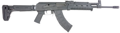 Century Arms C39V2 Sporter AK-47 Rifle RI2881N, 7.62 mm X 39mm, 16.5 in, Magpul Zhukov Stock, Black Finish, 30 Rd