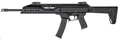CZ Scorpion Evo 3 S1 Carbine Semi-Auto Rifle 08535, 9mm, 16.2", Adjustable Folding Black Stock, Black Finish, 35 Rds