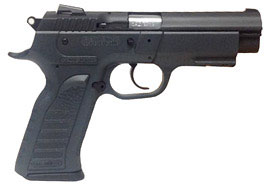 EAA Witness Grey Ghost Pistol 999644, 9mm, 4.5", Grey Polymer Grip, Blue Finish, 17 Rd, Polymer Frame