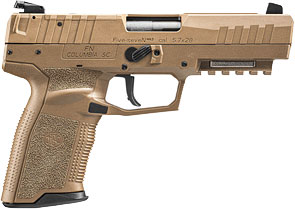 FN America Five-seveN MRD Pistol 66-101275, 5.7mmX28mm, 4.8 in, Stippled Textured Grip, FDE Finish, 20 Rd