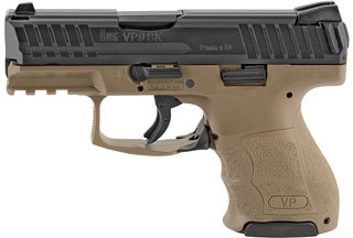 Heckler & Koch VP9 SK Striker-Fired Pistol 81000291, 9mm Luger, 3.39", FDE Grips, Black Finish, 13 Rds