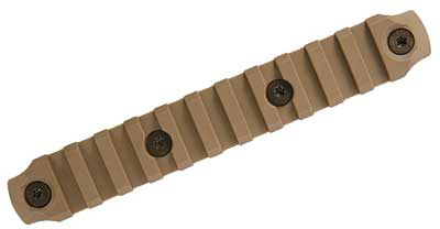 Bravo Company BCM KeyMod Picatinny Nylon Rail Section 5.5" Flat Dark Earth (BCM-KMR-1913-N5-FDE)
