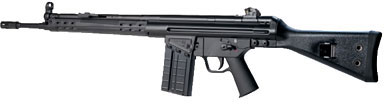 PTR 91 PTR-91 Semi-Auto AR-10 Rifle 915190, 308 Winchester, 16 in, Fixed Stock, Black Finish, 20 Rds