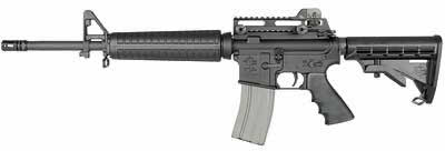 Rock River Elite CAR Semi-Auto AR-15 Rifle AR1225, 223 Remington/5.56 Nato, 16", Black A2 Stock/Hogue Grip, Black Finish, 30 Rd
