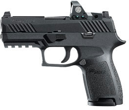 Sig P320 Compact Pistol w/Romeo1 Reflex Sight 320C9BSSRX, 9mm, 3.9", Black Polymer Grips, Black Finish, 15 Rds