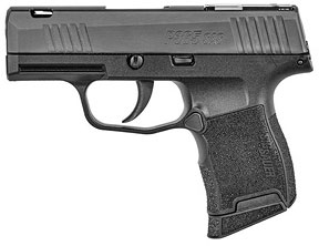 Sig P365 SAS Pistol 3659SASC, 9mm, 3.1 in, Polymer Grip, Nitron Finish, FT Bullseye Sight, 10Rd