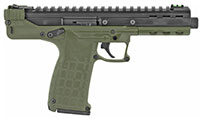 Kel-Tec CP33 Pistol CP33GRN, 22 LR, 5.5", Zytel Grip, Green Finish, 33 Rds