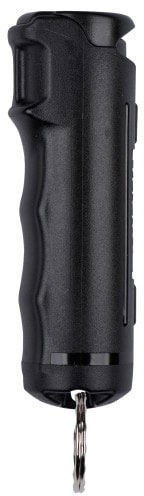Sabre Key Ring Pepper Spray /Finger Grip, Black (F15-BKOC-02)