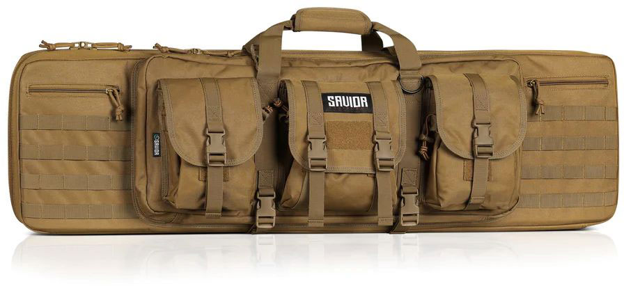 Savior Equipment American Classic Double Rifle Case, 42", Tan (RB-4212DG-V1-TN)