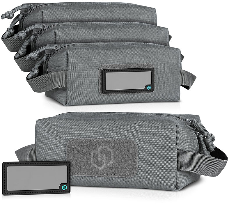 Savior Equipment Loose Sac, Soft Ammo Carrier, 4 Pack, Gray (SP-AMST-4P-GS)