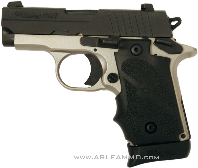 Sig P238 Special Edition Pistol 238380NBS15, 380 ACP, 2.7 in, Synthetic Grip, Two-Tone Finish, Extended Mag, 7 Rd