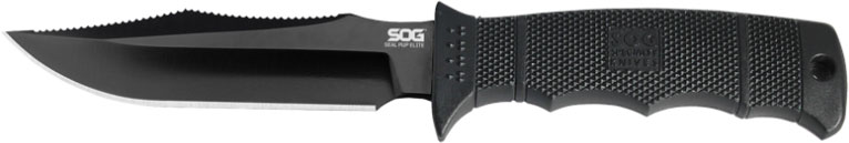 SOG Seal Pup Elite Clip Point Fixed Blade (E37S)