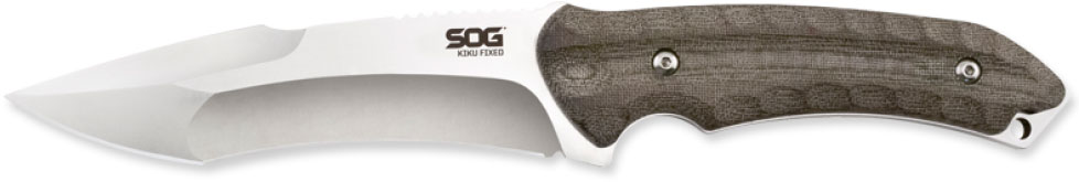 SOG Kiku Drop Point Fixed Blade Knive (KU2001)
