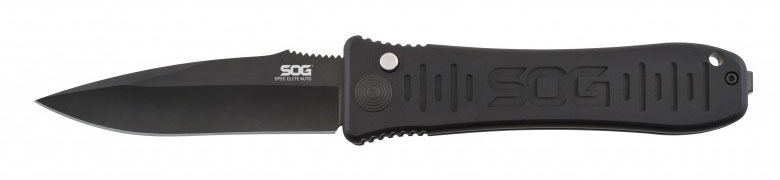 SOG Spec Elite I Auto Clip Point Blade Folding Knife (SE52)