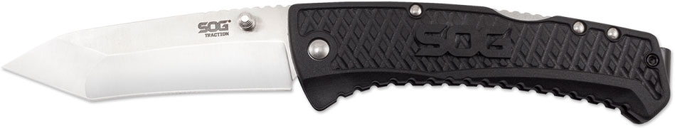 SOG Traction Tanto Blade Folding Knife (TD1012)