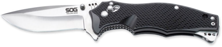 SOG Vulcan Mini Clip Point Blade Folding Knife (VL02)