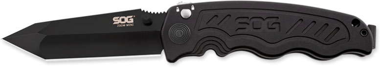 SOG ZOOM Mini Tanto Blade Folding Knife (Z1004)