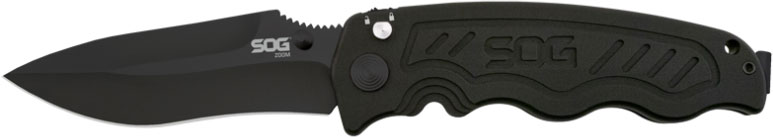 SOG Zoom Drop Point Blade Folding Knife w/Aluminum Handle (ZM1012)