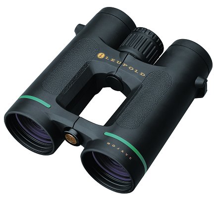 Leupold Mojave Green Ring Binoculars 62105, 8x, 42mm, BaK 4 Roof Prism, Matte Black