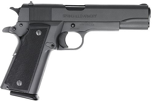 Springfield GI Pistol PW9701LP, 45 ACP, 5", Double Diamond Walnut Grip, Parkerized Finish, 13 Rd