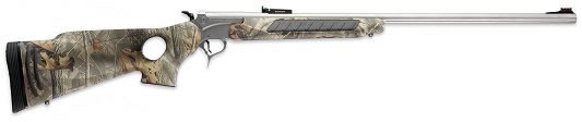 Thompson Center Pro Hunter Rifle 5681, 25-06 Remington, 28 in, Break Open Action, Realtree Hardwoods HD Thumbhole Stock, Stainless Finish