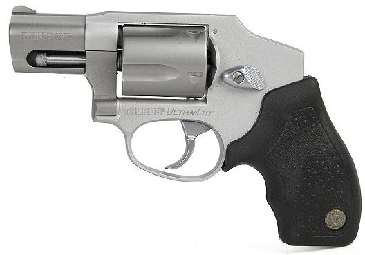 Taurus CIA Ultra Light Revolver 2850129CIAUL, 38 Special, 2 in, Rubber Grip, Matte Stainless Finish, 5 rd