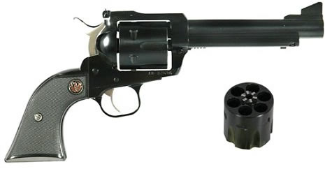 Ruger Blackhawk BN455XL Revolver 10463, 45 Long Colt / 45 ACP, 5 1/2 in, Hard Rubber Grip, Blue Finish, 6 rd