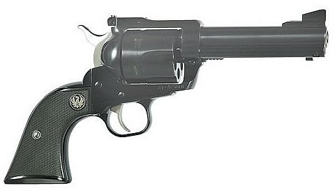 Ruger Blackhawk BN44XL Revolver 10446, 45 Long Colt / 45 ACP, 4 5/8 in, Hard Rubber Grip, Blue Finish, 6 rd
