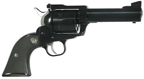 Ruger Blackhawk BN34L Revolver 10306, 357 Magnum, 4 5/8 in, Hard Rubber Grip, Blue Finish, 6 rd