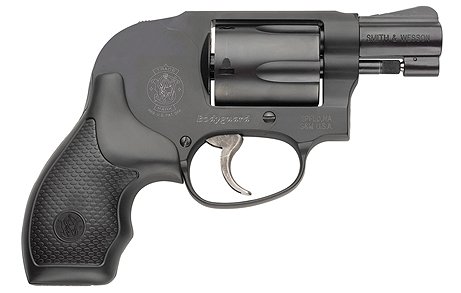 Smith & Wesson M438 Revolver 163438, 38 Special, 1 7/8 in, Synthetic Grip, Matte Black Finish, 5 rd Rd