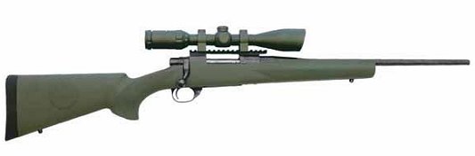 Howa Hogue Rifle & Scope Combo Package HGR63208G, 243 Winchester, 22 in, Green Syn Stock, Black Finish