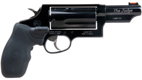Taurus 410/45 The Judge Magnum Revolver 2441031MAGCT, 410 GA / 45 Long Colt, 3 in, Crimson Trace Laser Grips, Blue Finish, 5 Rd