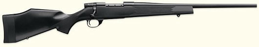 Weatherby Vanguard Youth Rifle VSY223RR0O, 223 Remington, 20 in, Black Syn Stock, Blue Finish