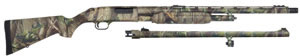 Mossberg 500 Combo Shotgun 54266, 12, 24 in VR & 24 in Fluted, 3 in Chmbr, Realtree HD Green Syn Stock, Realtree HD Finish