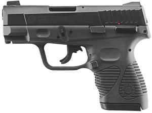 Taurus 24/7 G2 Pistol 1247409G2C9, 40 S&W, 3-1/2", Black Polymer Grip, Stainless and black Finish, 9 Rd