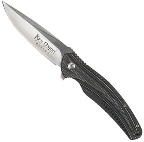 Columbia River Ken Onion Ripple Folding Knife w/Drop Point Plain Edge Blade (K400KXP)