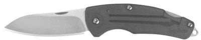 Kershaw Little Lockback Folding Knife w/Drop Point Plain Edge Blade (5300GRY)