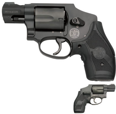 Smith & Wesson M&P 340 Revolver 150971, 357 Magnum, 1 7/8 in, Crimson Trace Laser Grip, Black Finish, 5 Rd