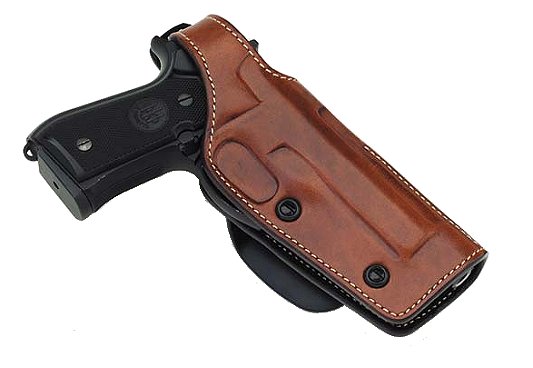 Galco F.E.D. Paddle Holster For Glock Model 17/19/31, Black, Model FED224B